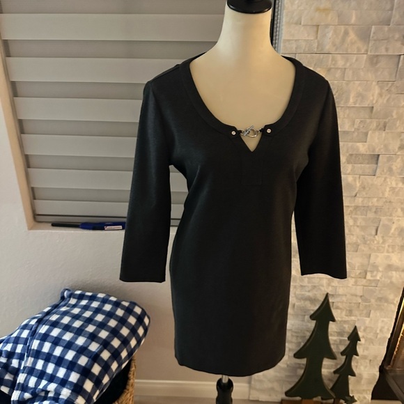 NEW!! MICHAEL KORS Chain Detail Dress – 
Size L - Picture 1 of 5